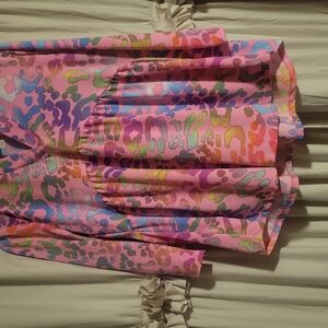 Colorful Animal Print Dress